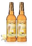 Jordan's Skinny Syrups Sugar Free Coffee Syrup, Vanilla Flavor Drink Mix, Zero Calorie Flavoring for Chai Latte, Protein...