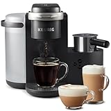 Keurig K-Cafe K-Duo Single Serve Coffee, Latte and Cappuccino Maker, 32 K-Cup Pods, Dark Charcoal