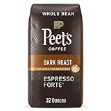 Peet's Coffee, Dark Roast Whole Bean Coffee - Espresso Forte, 32 Ounce (Pack of 1)