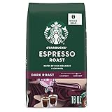 Starbucks Whole Bean Coffee, Dark Roast Coffee, Espresso Roast, 100% Arabica, 1 bag (18 oz)