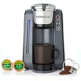 Mixpresso Single Serve K-Cup Coffee Maker With 4 Brew Sizes for 1.0 & 2.0 K-Cup Pods, Removable 45oz Water Tank, Quick...*