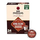 Don Francisco's Kona Blend Medium Roast Coffee Pods - 24 Count - Recyclable Single-Serve Coffee Pods, Compatible with...