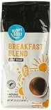 Amazon Brand - Happy Belly Breakfast Blend Ground Coffee, Light Roast, 2 pound (Pack of 1)