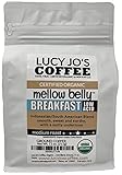 Lucy Jo's Coffee, Organic Mellow Belly Breakfast Low Acid Blend, Medium Roast, Ground, 11 oz