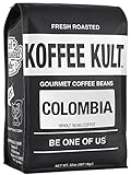 Koffee Kult Colombian Medium Roast Coffee Beans 100% Single Origin Colombia Arabica Whole Bean (Whole Bean, 32oz)*