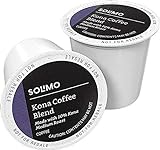 Amazon Brand - Solimo Medium Roast Coffee Pods, Kona Blend, Compatible with Keurig 2.0 K-Cup Brewers, 100 Count